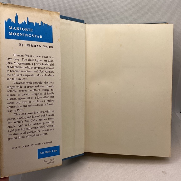 Marjorie Morningstar by Herman Wouk First Edition Hardcover Dust Jacket 1955 - Picture 5 of 16